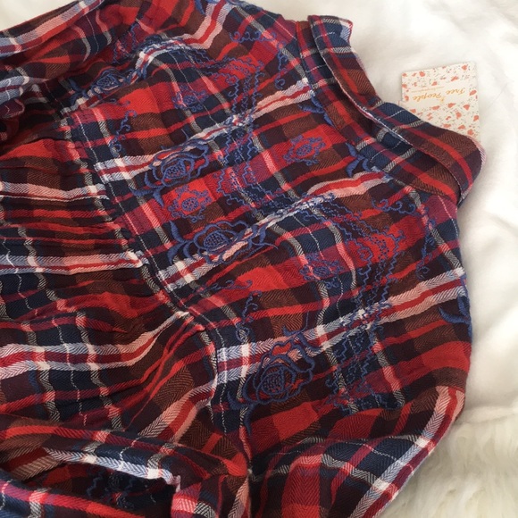 Free People Plaid Shirt - Picture 8 of 8